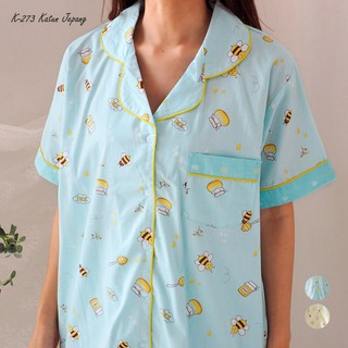  Baju Tidur GREET  Model K 273 PP Kerah Shopee Indonesia