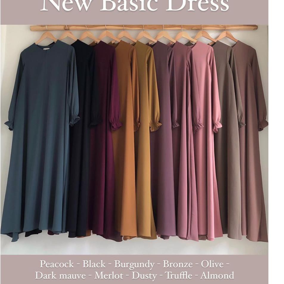[KODE JG7563] New Basic Dress Auroraclo