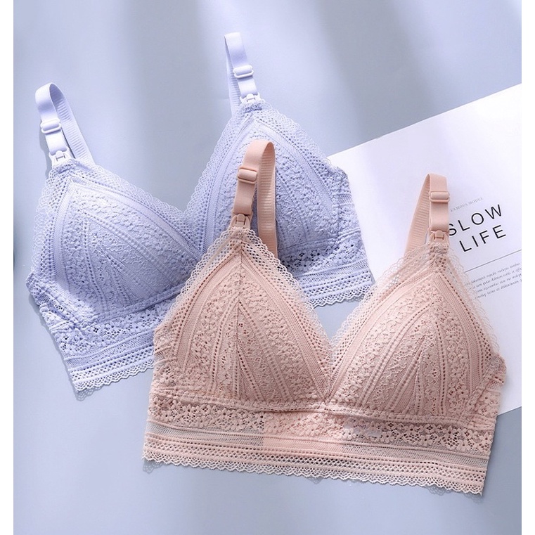 HEYMOMMY.ID - Bra Menyusui Pastel Lace ••| Bh menyusui bh menyusui sexy bra menyusui lucu bh hamil