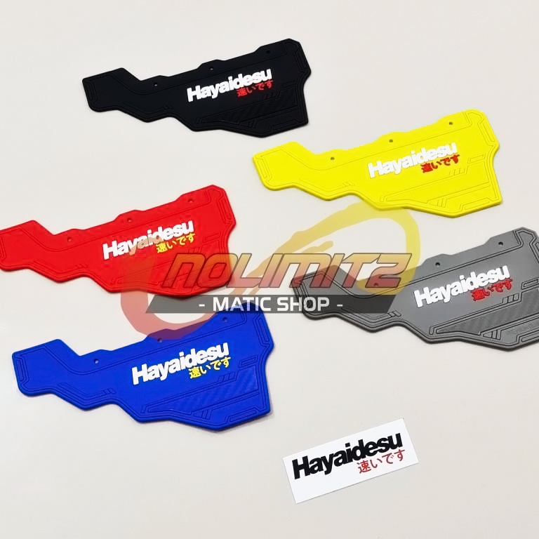 Mud Flap Hayaidesu Karet Penahan Lumpur Honda Vario 160