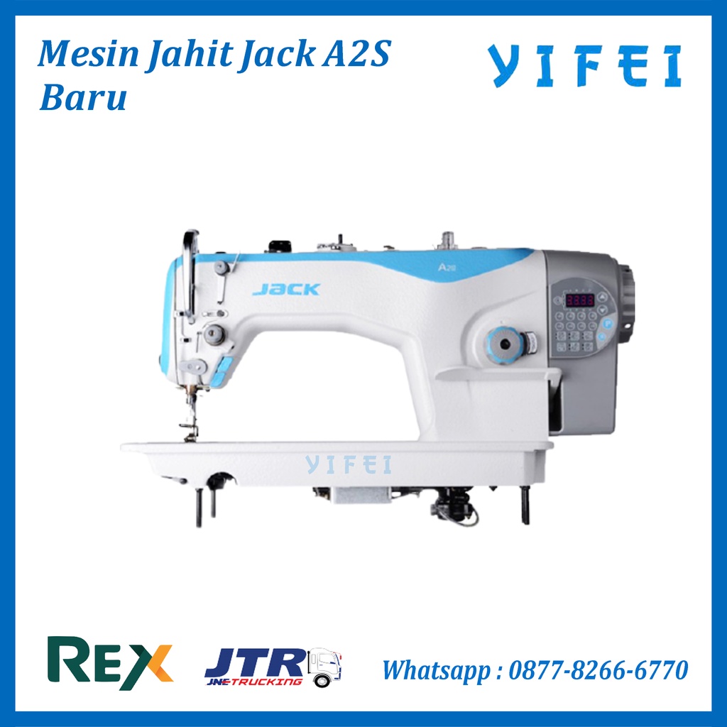 Mesin jahit jack A2S full otomatis