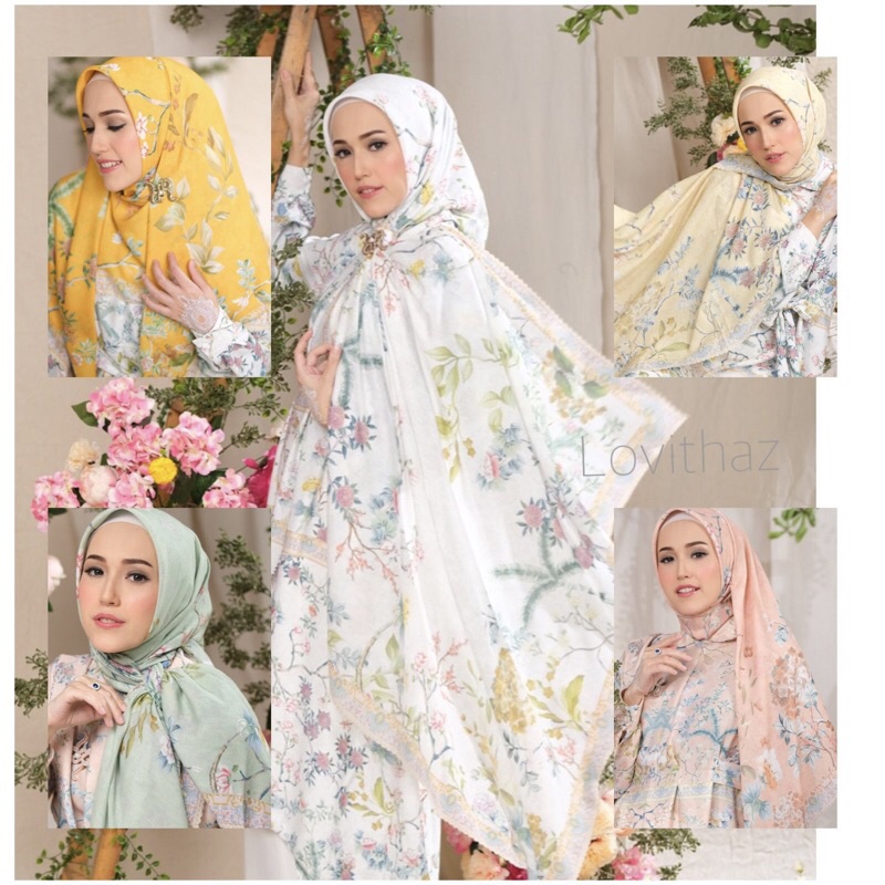 NOOR SCARF RADWAH | RAYA SCARF | VOAL LASERCUT | PACKAGING BOX