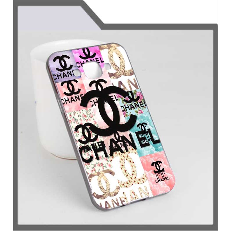 CASING HP SAMSUNG GALAXY A8/E7CHANEL LOGO COLLAGE