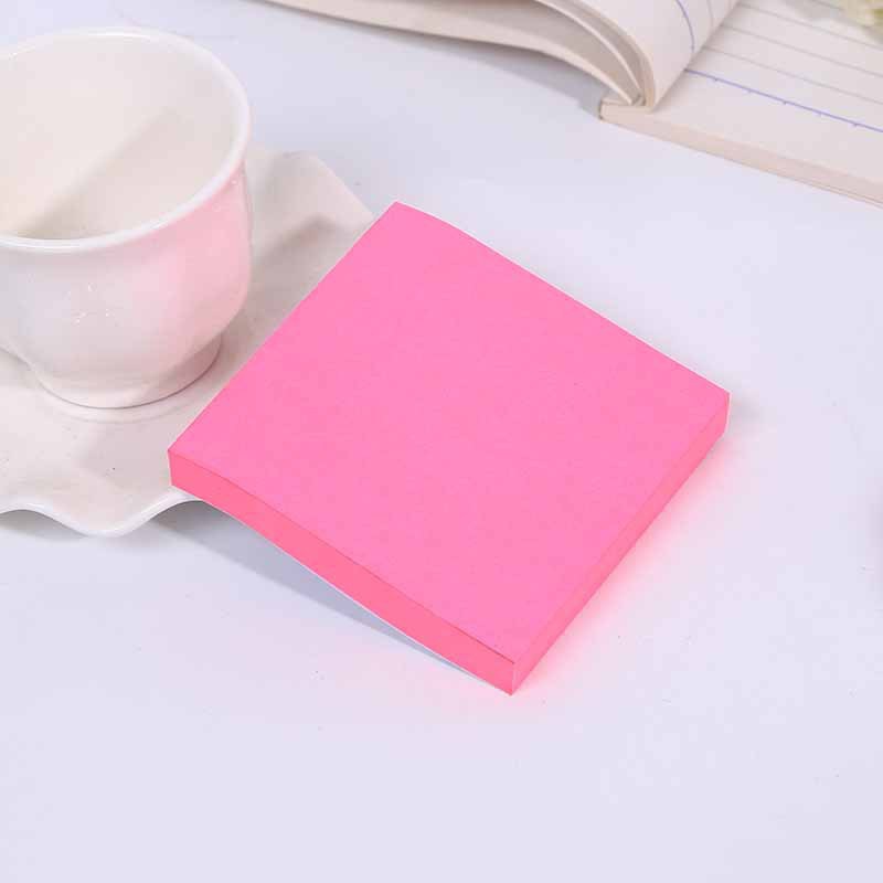 100 Lembar Sticky Note Warna Fluorescent Untuk Sekolah / Kantor