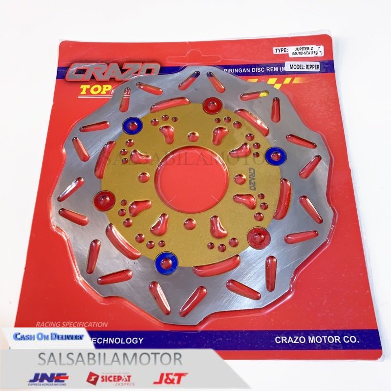 "VARIASI AKSESORIS SPAREPART" - PIRINGAN CAKRAM DISC REM DEPAN JUPITER MX NEW/JUPITER Z / VEGA R NEW