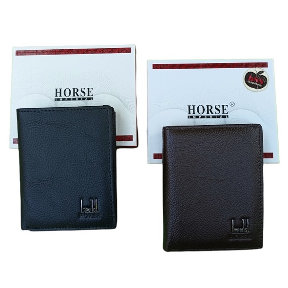 Dompet Kulit Pria Polos Lipat Model Berdiri
