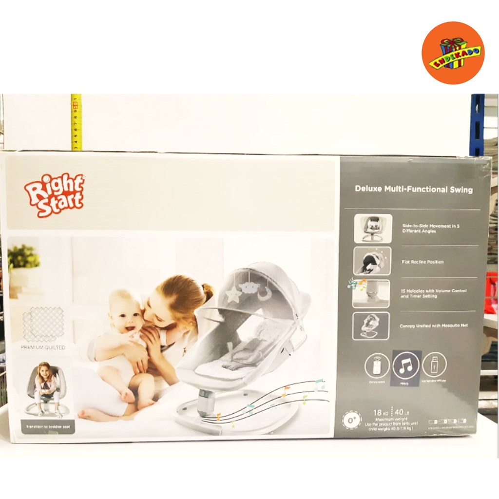 RIGHT START DELUXE MULTI FUNCTIONAL SWING - Ayunan Bayi Otomatis