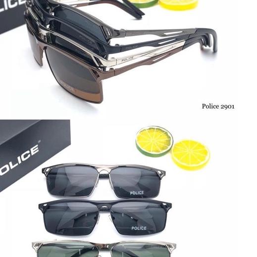Terbaik Grosiran - Kacamata / Sunglass Pria Police P24 2901 RB P31 Fullset Lensa anti UV Polarized original Mancing Passer ikan VERRA Eyewear kaca mata hitam .,