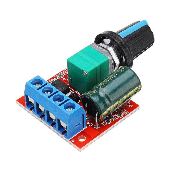 PWM DC REGULATOR 4.5V - 35V 5A 90W MOTOR SPEED CONTROLLER DIMMER LED ADJUSTABLE PENGATUR KECEPATAN