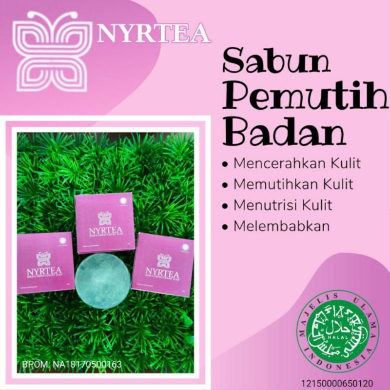 SABUN NYRTEA SABUN PEMUTIH WAJAH/BADAN