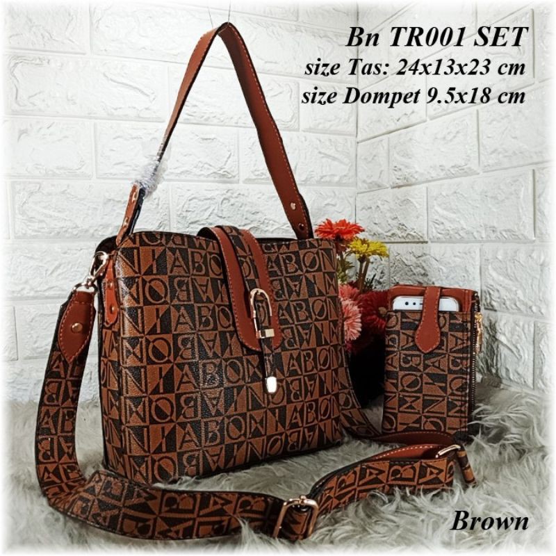 PROMO BEST SELLER BONIA SELEMPANG (SET POUCH HP) PUSAT JUAL TAS WANITA CEWEK IMPORT BATAM JAKARTA