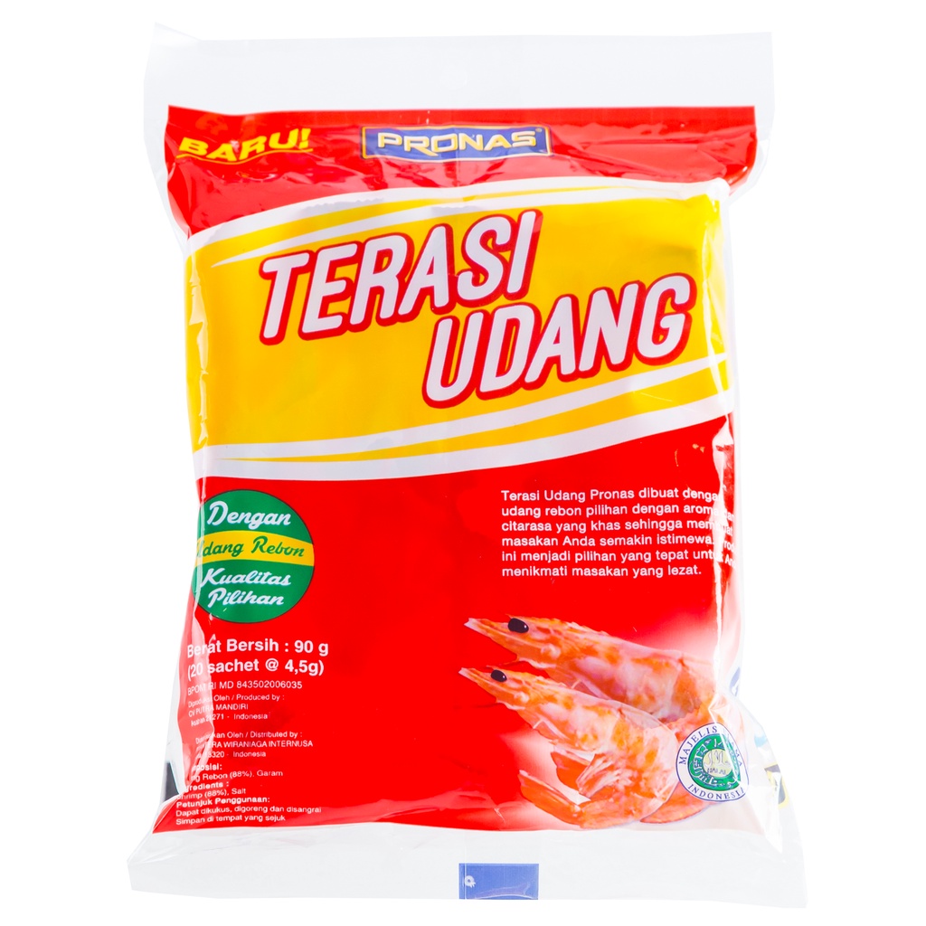 Pronas Terasi Udang 90g bundling 2 pack