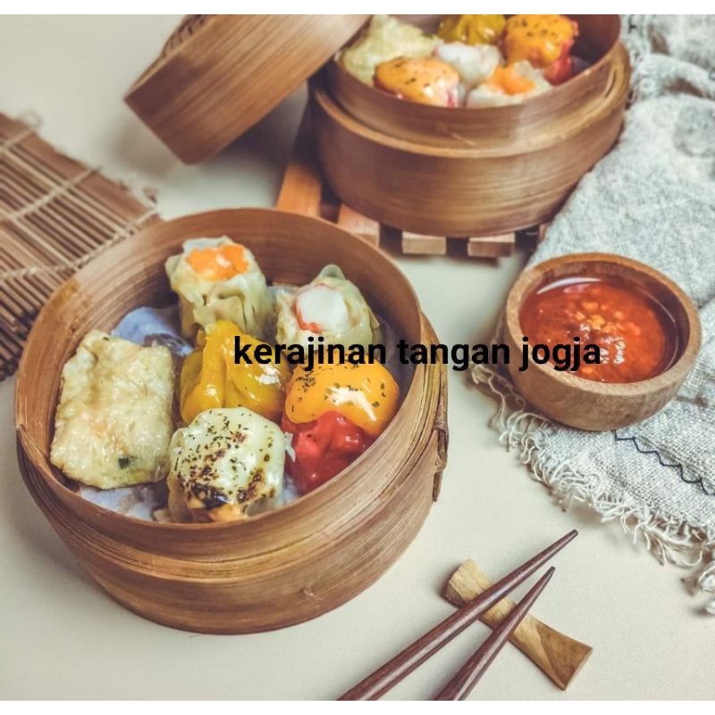 Jual Klakat Dimsum Cm Kukusan Dimsum Bambu Klakat Dimsum Wadah Tutup Shopee Indonesia