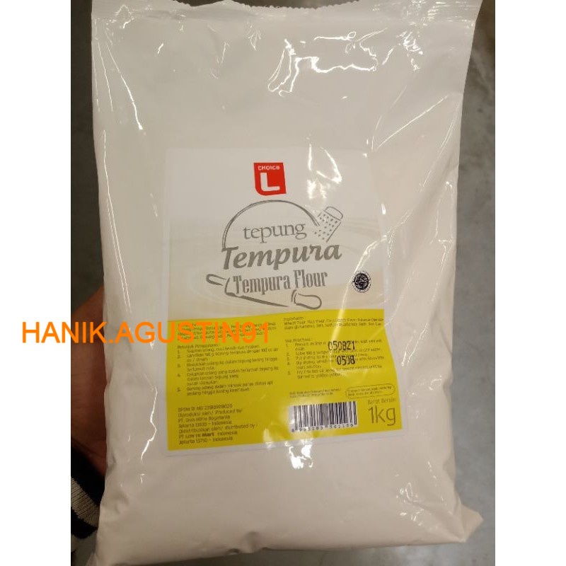 

Choice L TEPUNG TEMPURA/TEMPURA FLAVOUR CHOICE L BUMBU DAPUR 1KG