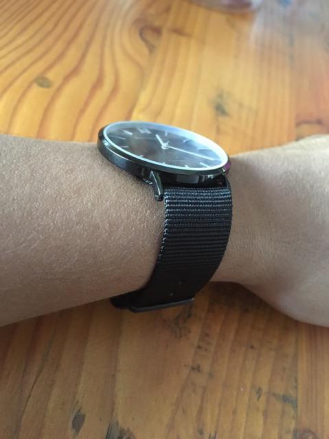 [NP-01] Tali Jam Tangan Nylon Nato PVD Black Buckle Strap 