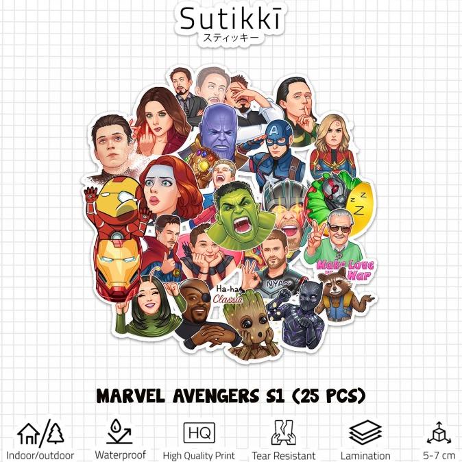 

Sticker Pack Marvel Avengers Iron Man Season 1 Stiker Laptop Vinyl sukik90 Murah