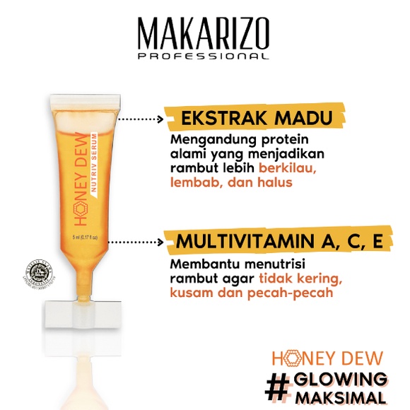 Makarizo Honey Dew Nutrive Serum Isi 25