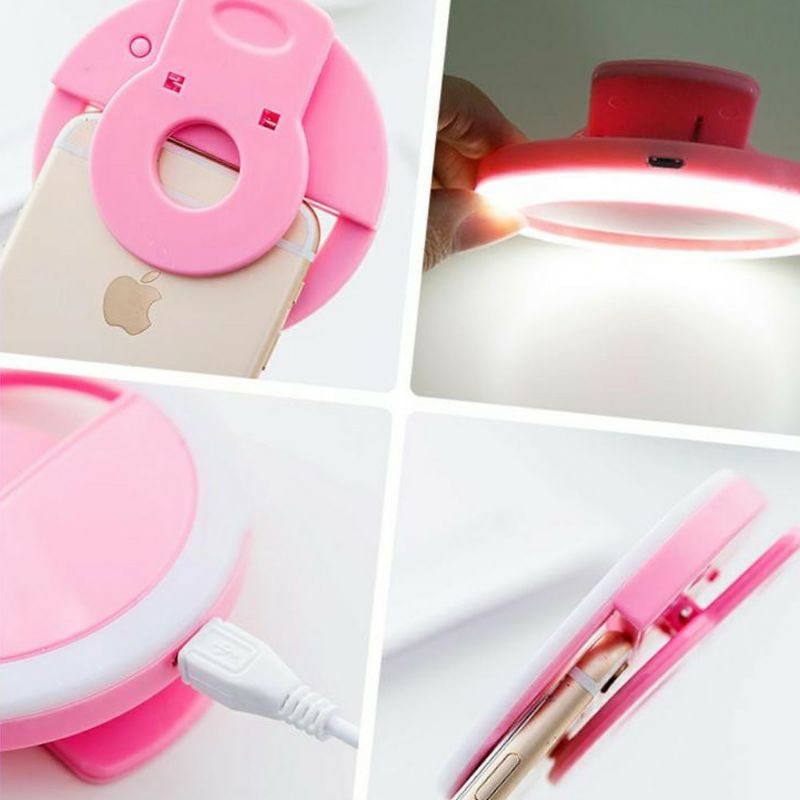 Ash shura LAMPU LED SELFIE HP RING LIGHT SELFIE 3 MODEL