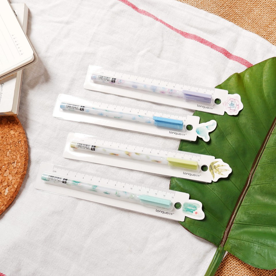 

Plant Lifestyle Gel Ink Pen / Pulpen Tinta Hitam Lucu