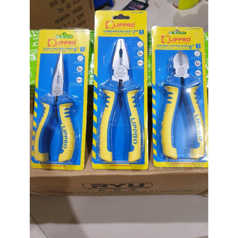 LIPPRO SET TANG KOMBINASI POTONG LANCIP LIPRO HEAVY DUTY PAKET SET TANG LIPRO