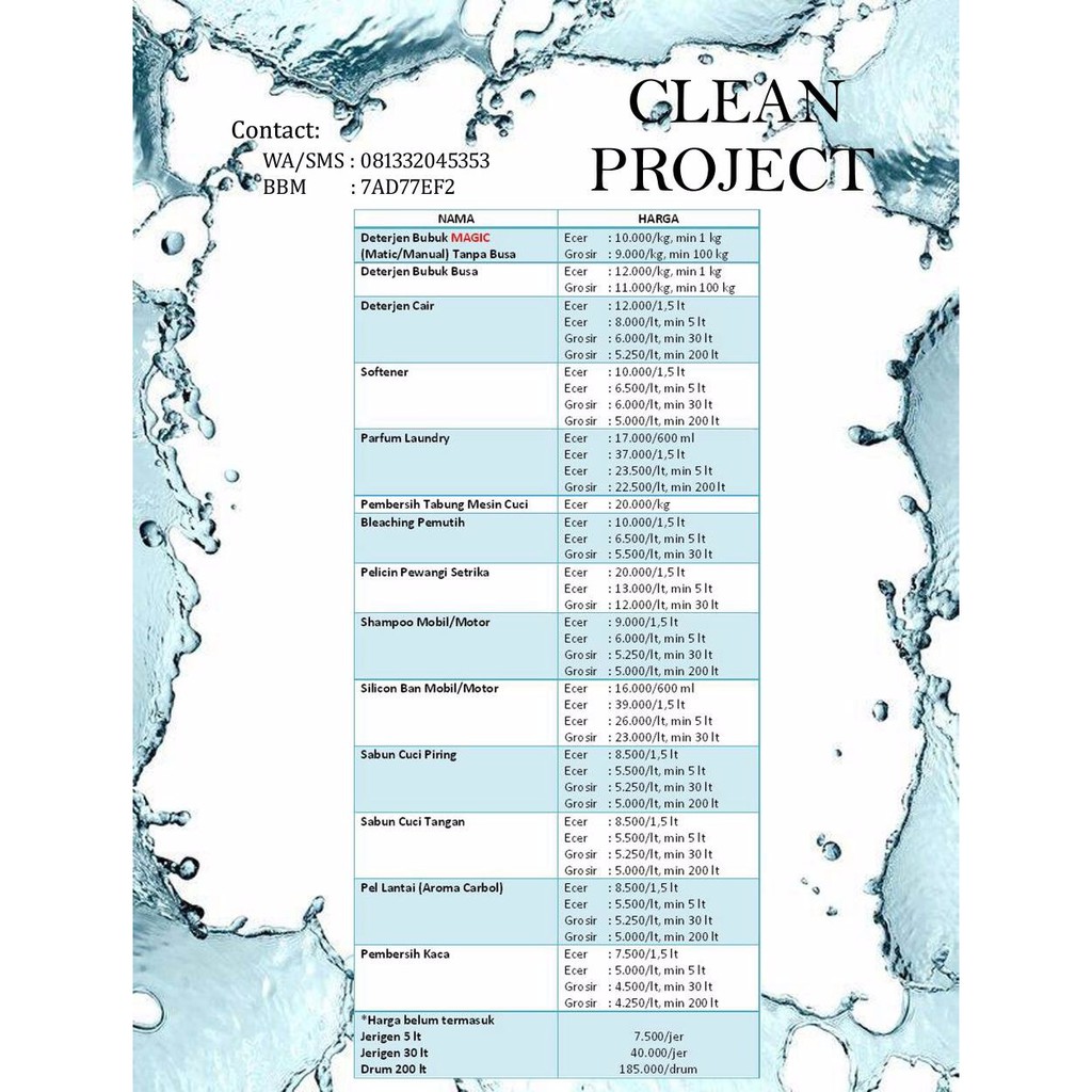 

promo Sabun Cuci Tangan (1,5 liter) murah