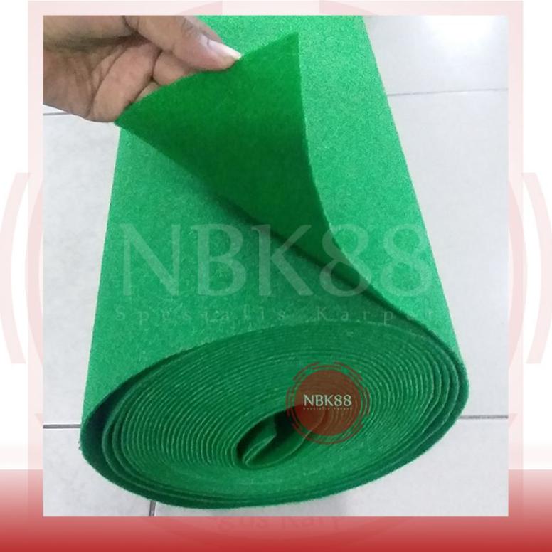 Karpet Mushola Bludru Polos Planet Super Buana Meteran Murah (Mushola, Pameran)