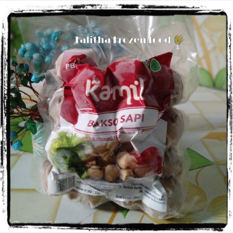 kamil baso sapi 250gr