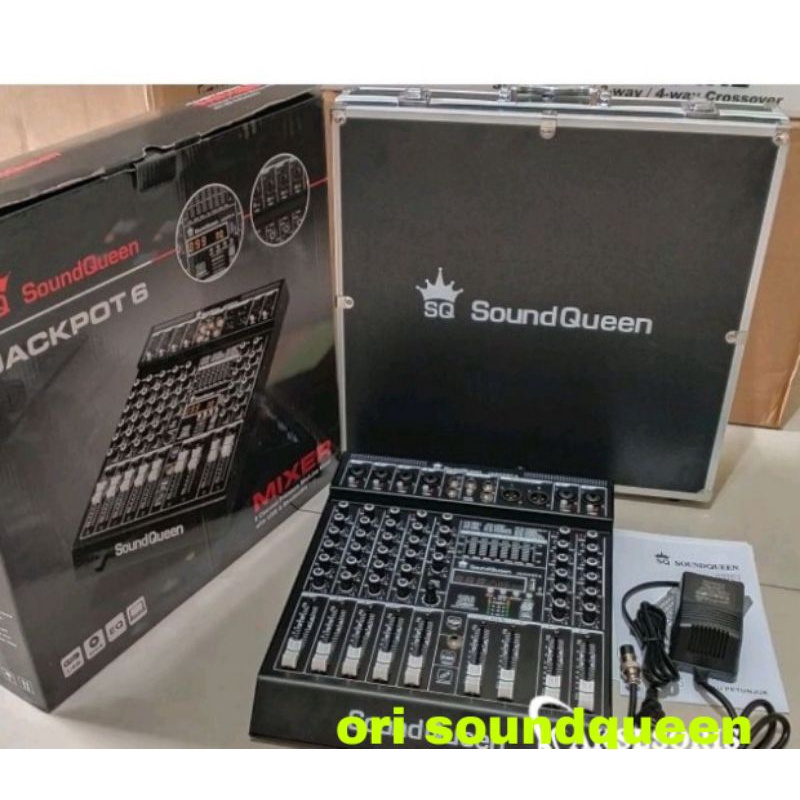 MIXER SOUNDQUEEN JACKPOT 6 ORIGINAL KOPER REVERB