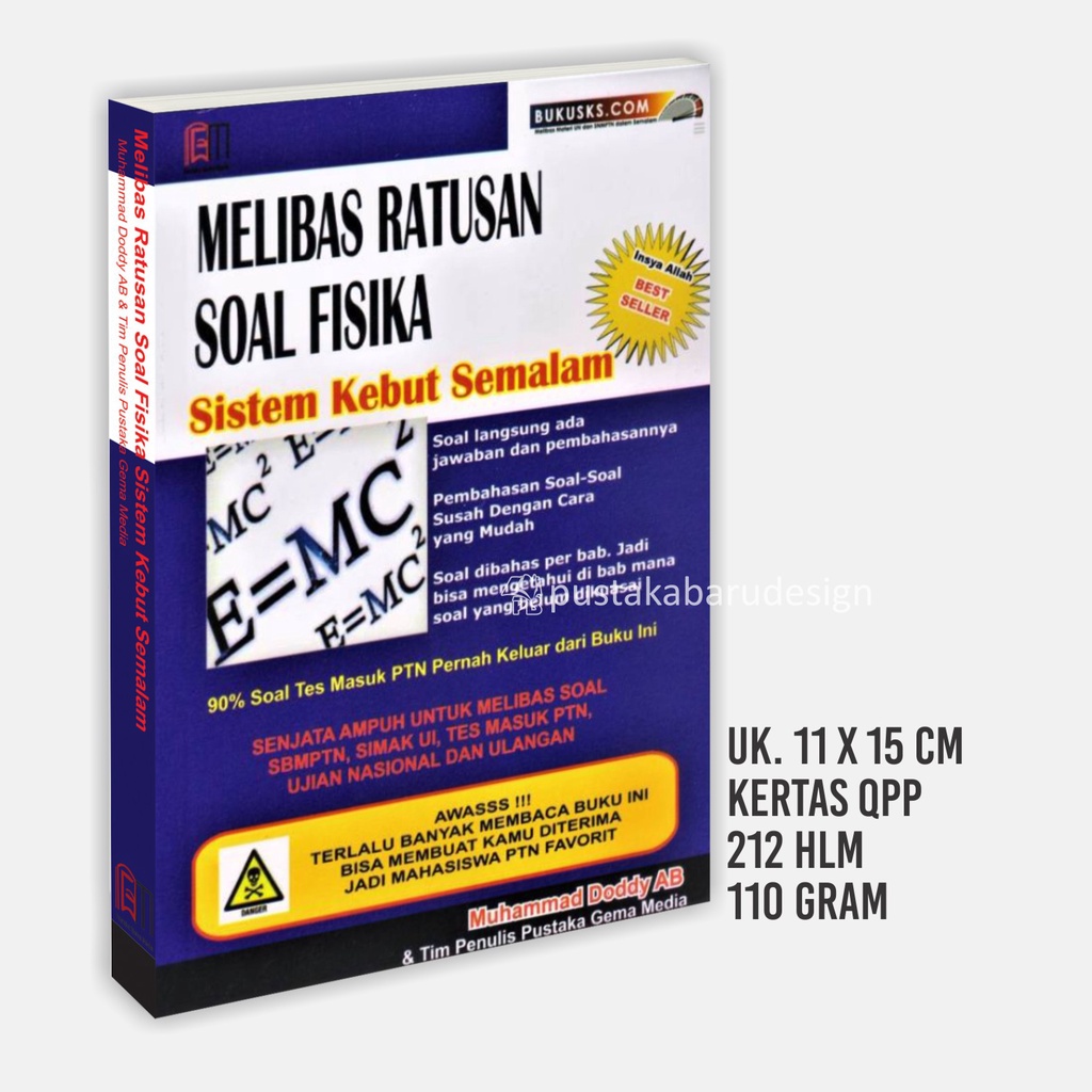 Buku Drilling UTBK : Buku SKS UTBK SBMPTN Saintek Soshum : Matematika / IPA / Bahasa Inggris / Fisika / Kimia / Biologi / Ekonomi / Bahasa Indonesia Original Best Seller-SKS FISIKA