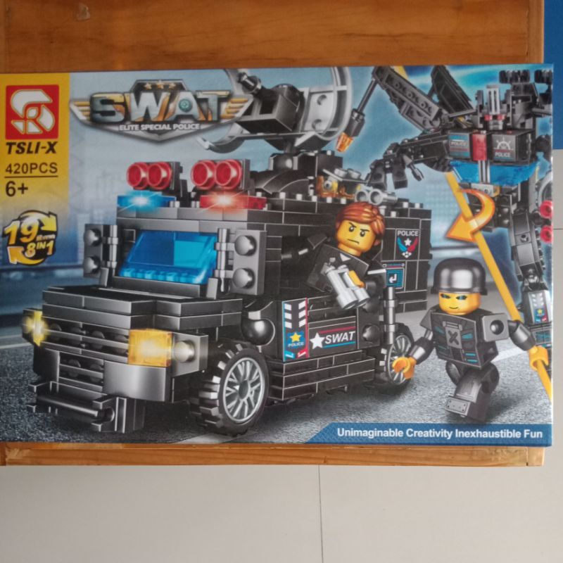 Mainan Puzzle Lego SWAT