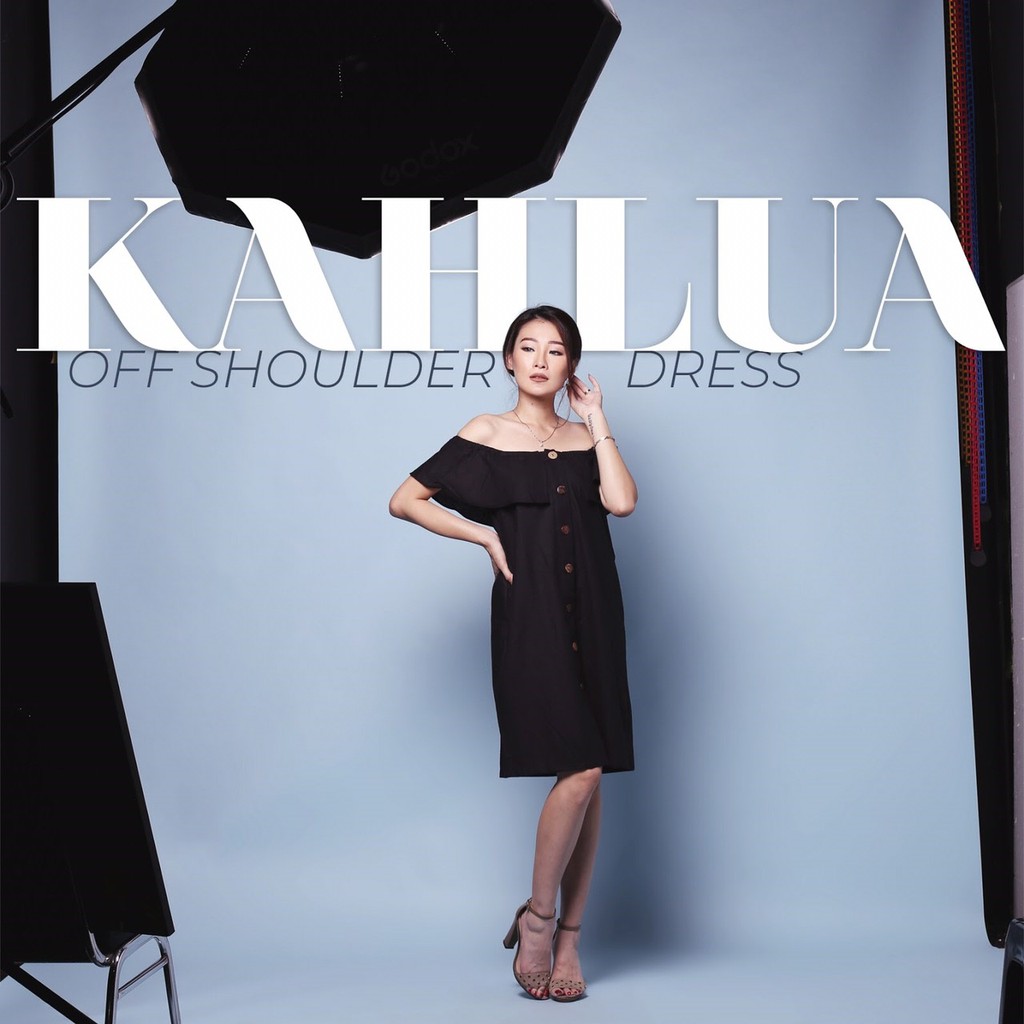 KAHLUA OFF SHOULDER DRESS