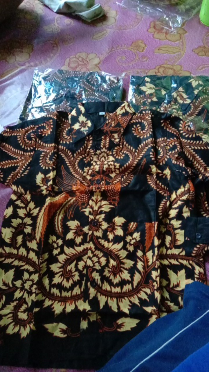 Kemeja Batik Anak Umur 2 Sampai 10 Tahun - Bisa Pilih Motif Baru - Size M L Xl Xxl - Harga Termurah