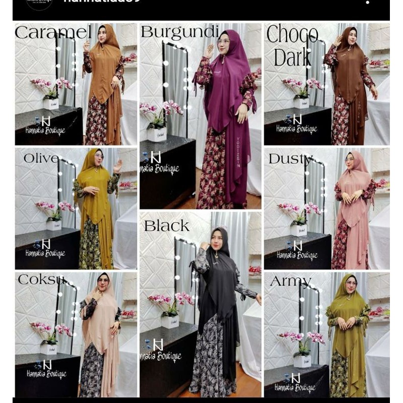 Dress THANTCHY PREMIUM SET BY YODIZEIN SYARI