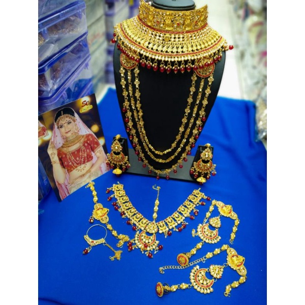 SET AKSESORIS INDIA/KALUNG INDIA /KALUNG PENGANTIN