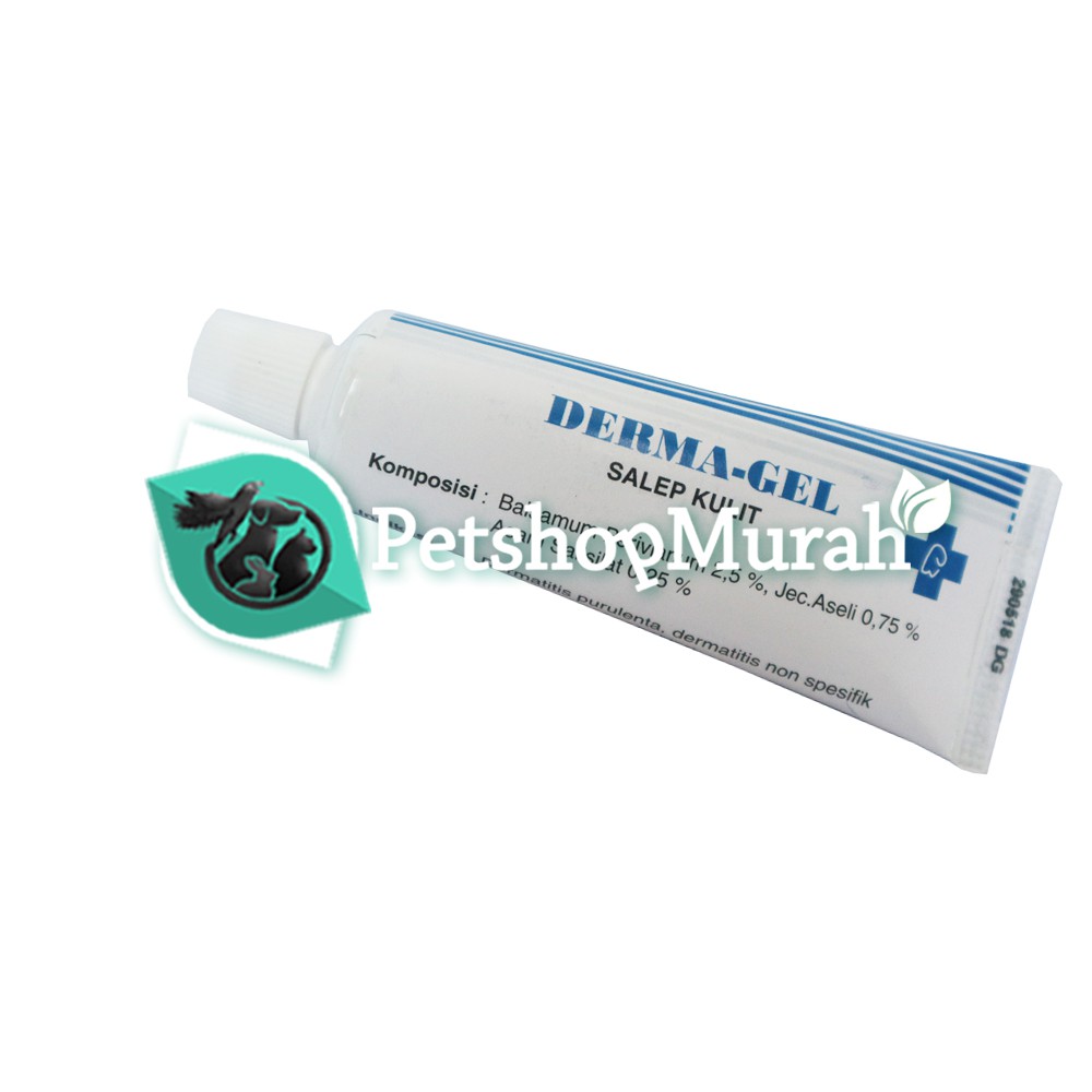 Derma Gel 50 ml / Salep Kulit Anjing / Salep Kulit Kucing