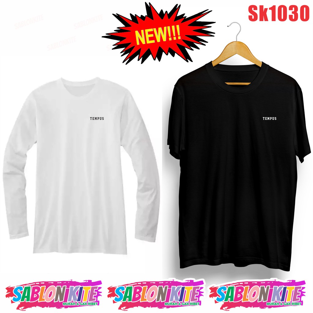 MURAH!!! KAOS TEMPUSS LOGO KECIL DADA UNISEX SK1030