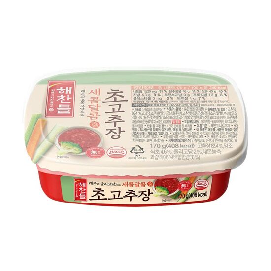 

HAECHANDLE Vinegar Hot Pepper Paste 170 Gram