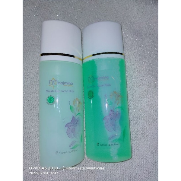 SEPAKET SABUN& TONER ACNE NAJMINA ASLI KLINIK