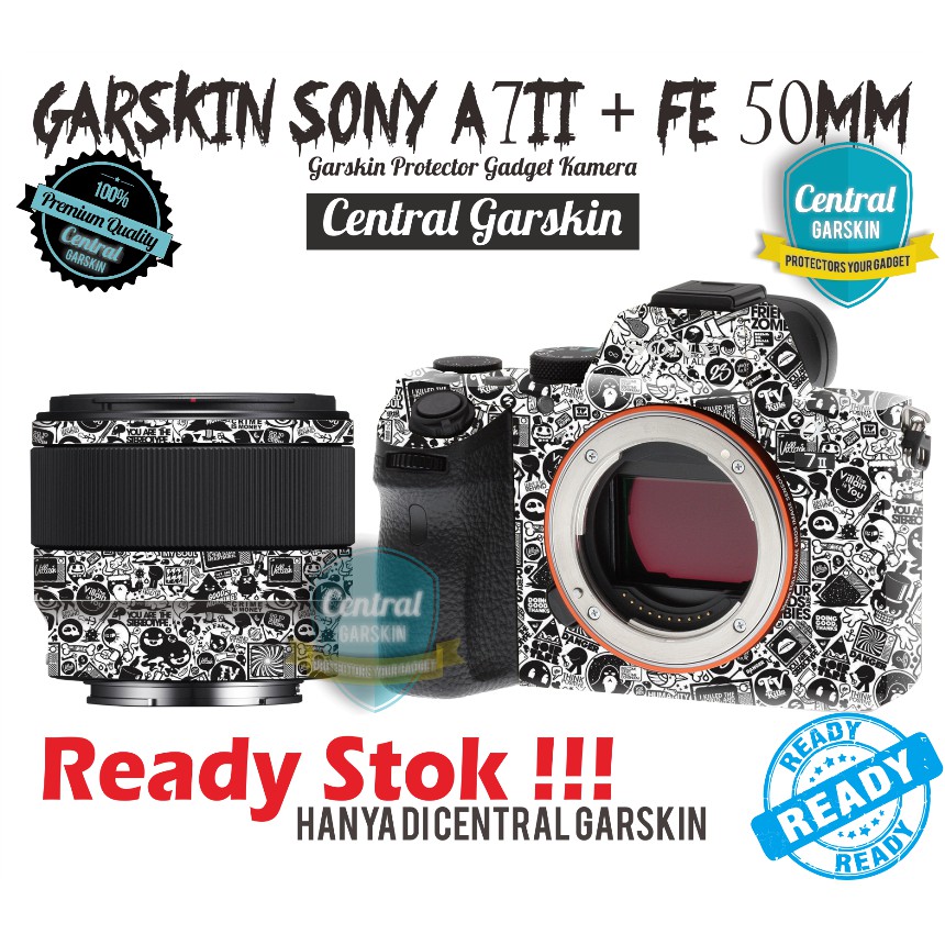 Garskin Kamera Sony a7II & Fe 50mm 1.8  - Doodel