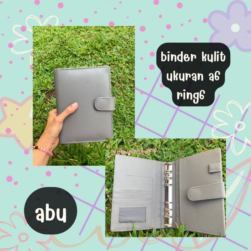 

BINDER A6 RING 6 || BINDER POLOS BINDER KULIT A6