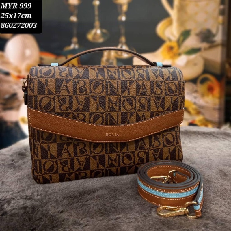 SALE TAS BONIA METIS MONOGRAM ORIGINAL 100%