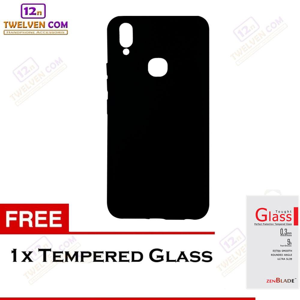 Case Ultra Slim Matte For Vivo V9 - Free Tempered Glass