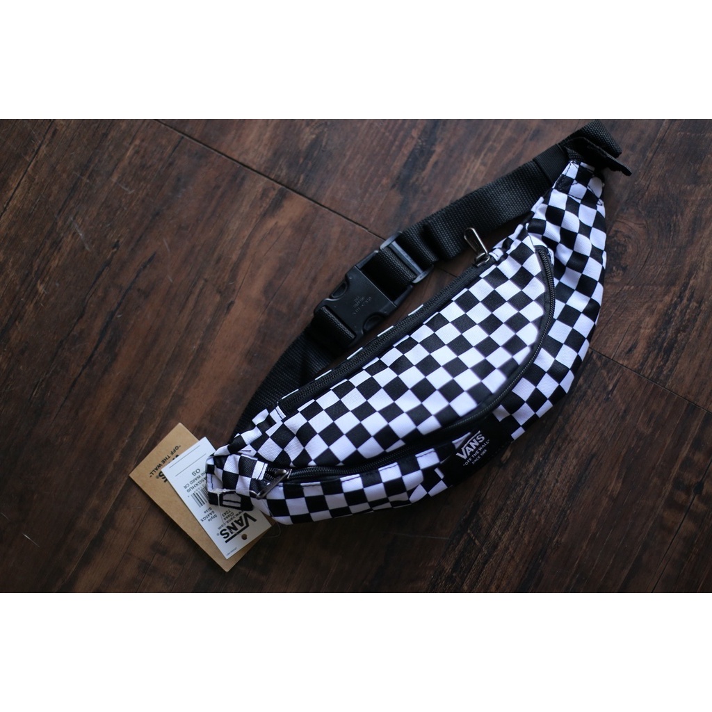 Endarfootwear - Vans Waist Bag Checkerboard Black White