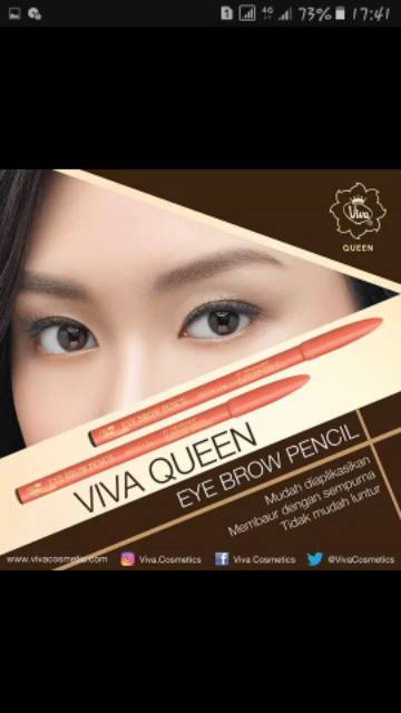 Viva Queen Pensil Alis + Rautan