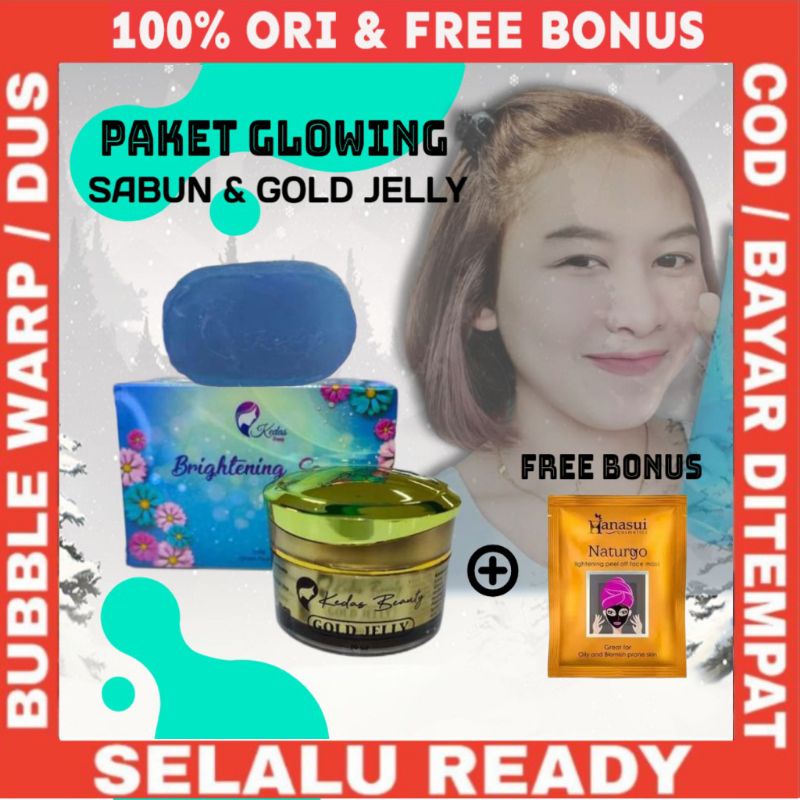 Kedas Beauty Paket Glowing 2in1 BPOM Free Gift