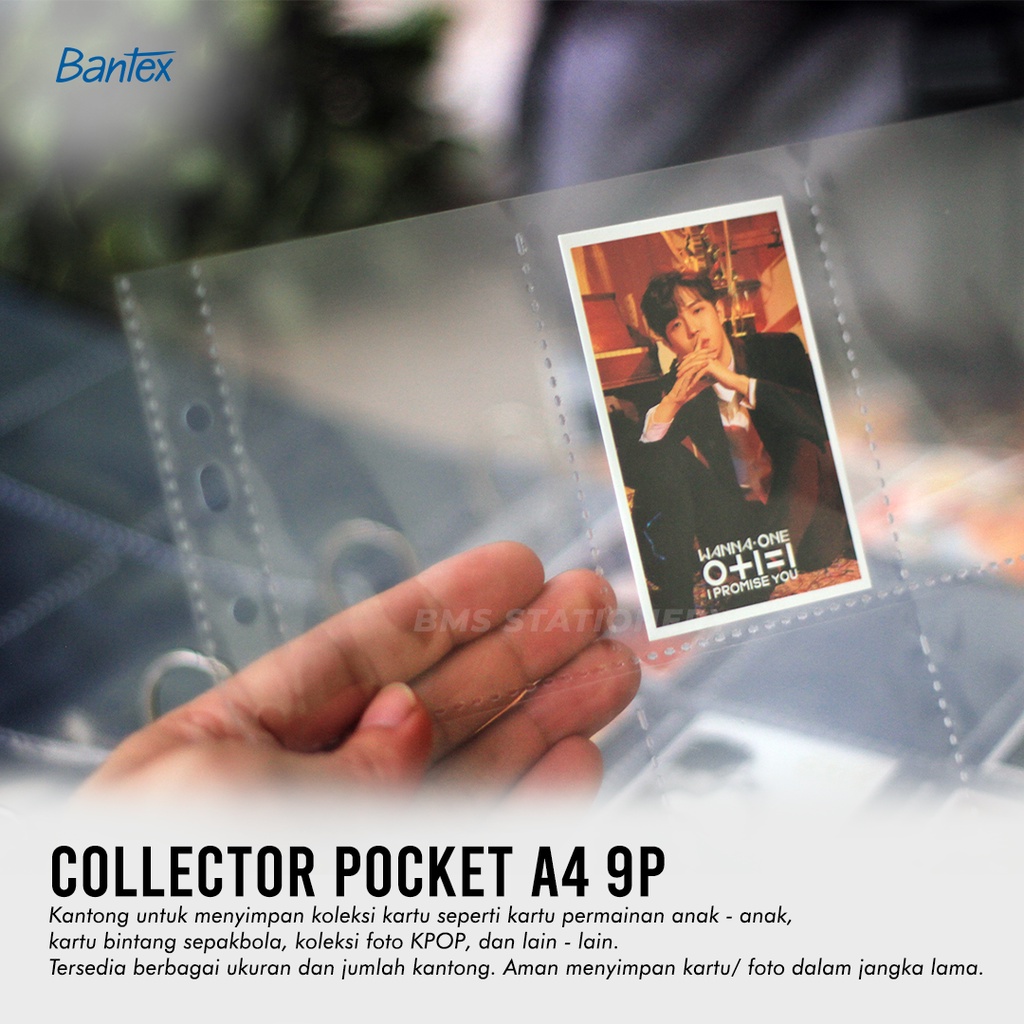 

[BMS Semarang] Bantex Collector Pocket Sleeve PP (10 sheets) #2159 08