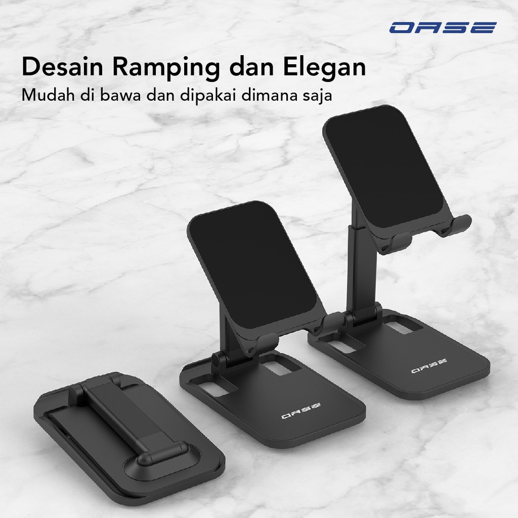 OASE DM-D2 Phone 1 Pro Gadget Desk Holder Portable iphone Android Adjustable Stand Garansi Resmi