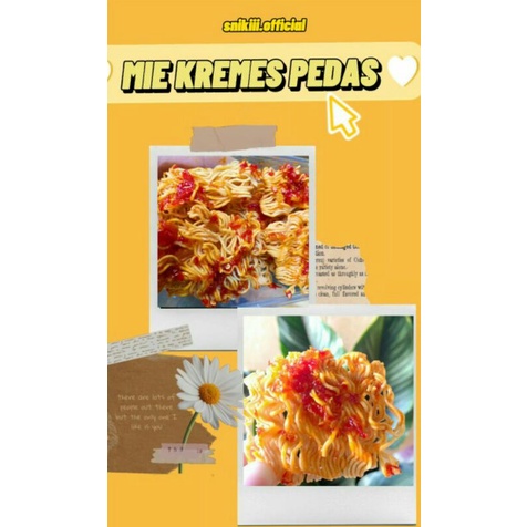 

MIE KRIUK PEDAS KEMASAN BOX 150g MIE KREMES MIE KERING PEDAS ENAK MURAH