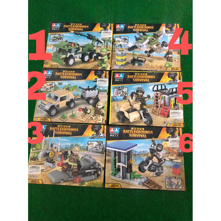 Mainan Edukatif Lego Pubg 6 In 1 Terdapat 6 Pilihan Box Termurah