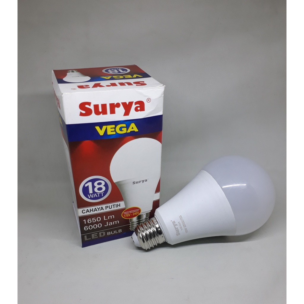 LAMPU LED BULB SURYA VEGA 18 WATT
